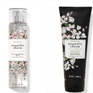 Bath and Body Works Magnolia Charm set